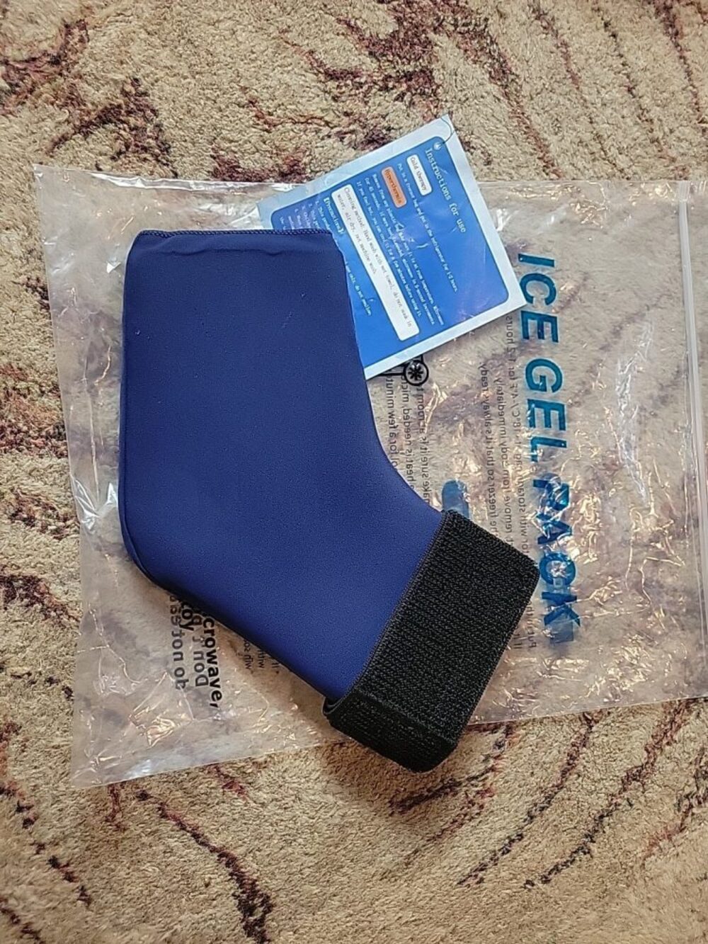 Ankle Ice Packs for Injuries Reusable Gel Cold Pack for Foot Pain Relief